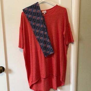LulaRoe One Size Leggings and Irma T-Shirt